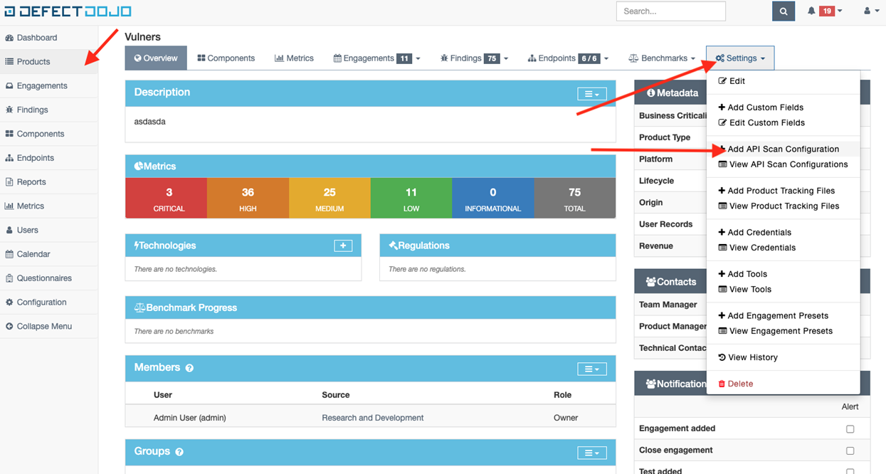 Add Product Configuration